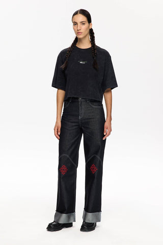 CROP OVERSIZED TEE 005