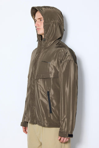 HOODED TRACK TOP