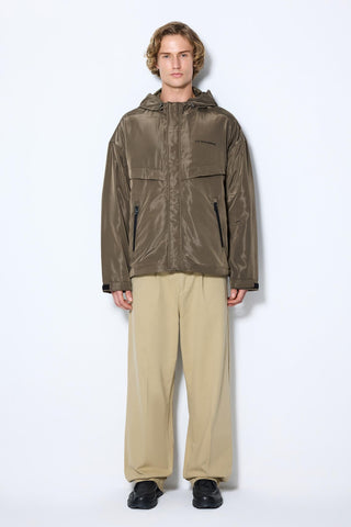 HOODED TRACK TOP