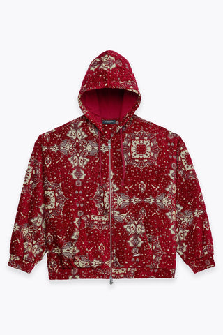 CARPET JACQUARD ZIP HOODIELB26FWCLAMUZH-003