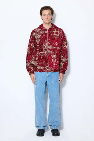 CARPET JACQUARD ZIP HOODIELB26FWCLAMUZH-003
