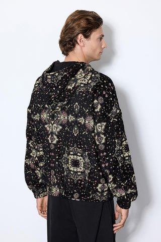 CARPET JACQUARD ZIP HOODIELB26FWCLAMUZH-003