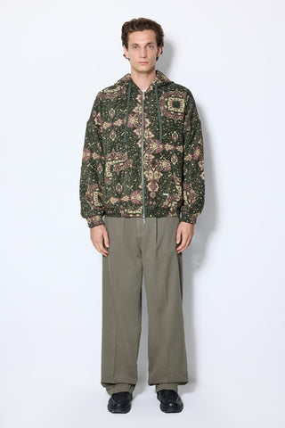 CARPET JACQUARD ZIP HOODIELB26FWCLAMUZH-003