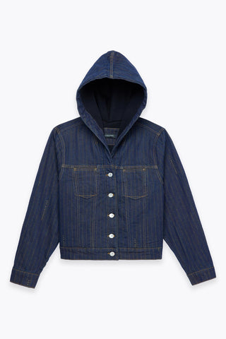 HOODED DENIM JACKETLB26FWCLAWUDJ-001