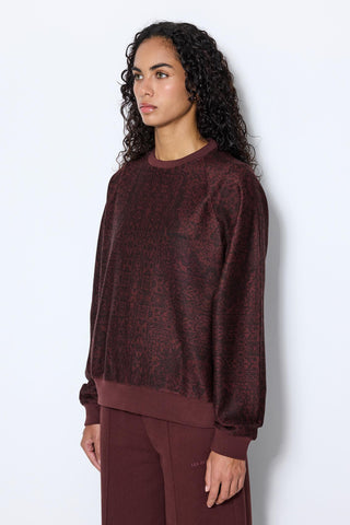 CARPET PRINTED SWEATSHIRTLB26FWCLAWUSW-001