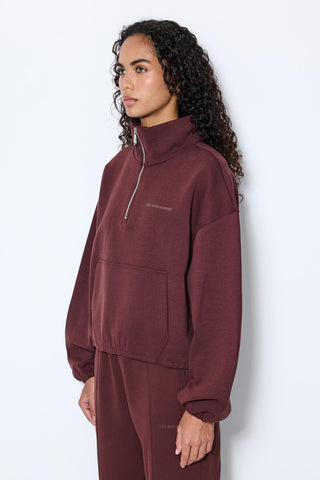 HALF ZIP SWEATSHIRT