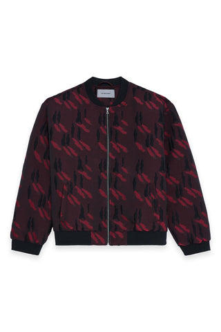 JACQUARD BOMBER JACKET