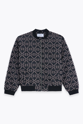 JACQUARD BOMBER JACKET