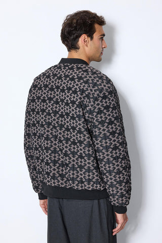 JACQUARD BOMBER JACKET