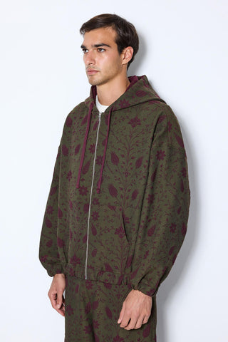 JACQUARD HOODIE