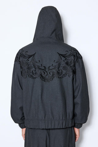 HOODED ZIP JACKET