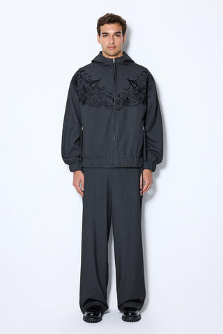 HOODED ZIP JACKET