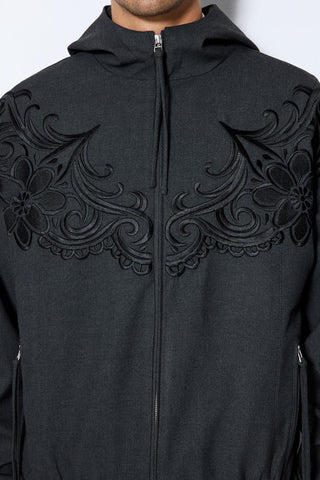 HOODED ZIP JACKET