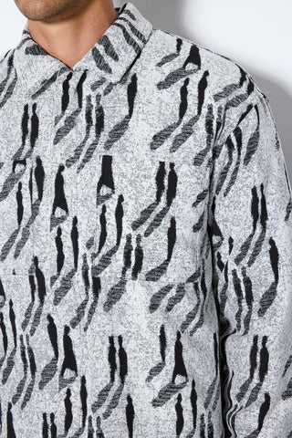 JACQUARD OVERSHIRT