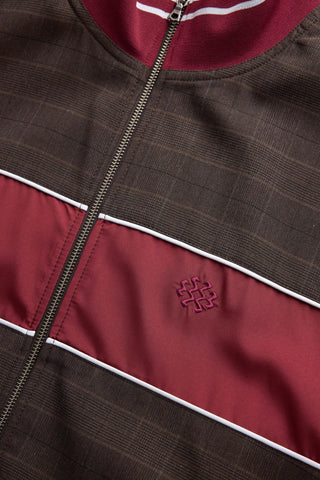 CHECKED TRACK TOP