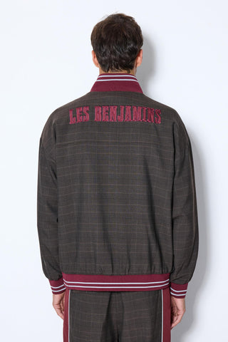 CHECKED TRACK TOP