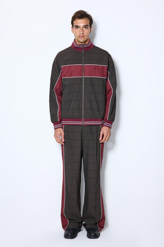CHECKED TRACK TOP