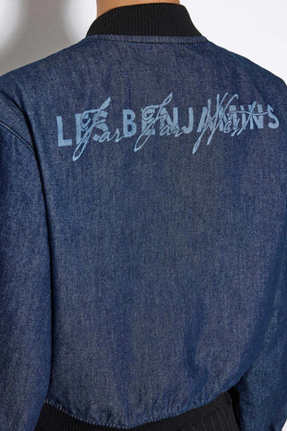DENIM DETAILED BOMBER JACKETLB26FWMNSWUBJ-001