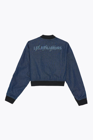 DENIM DETAILED BOMBER JACKETLB26FWMNSWUBJ-001