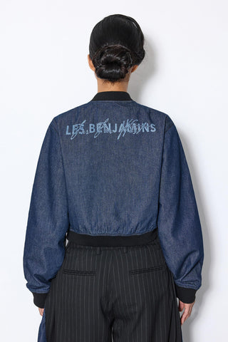 DENIM DETAILED BOMBER JACKETLB26FWMNSWUBJ-001