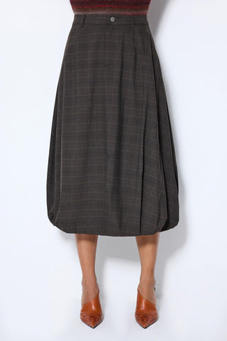 CHECKED SKIRT