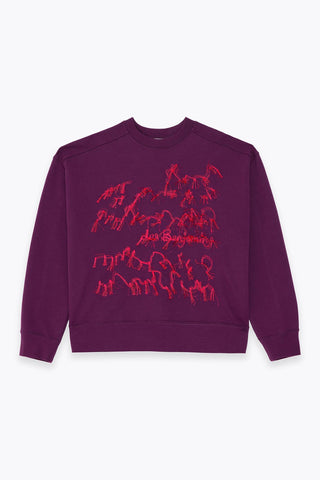 EMBROIDERY DETAILED SWEATSHIRTLB26FWMNSWUSW-004