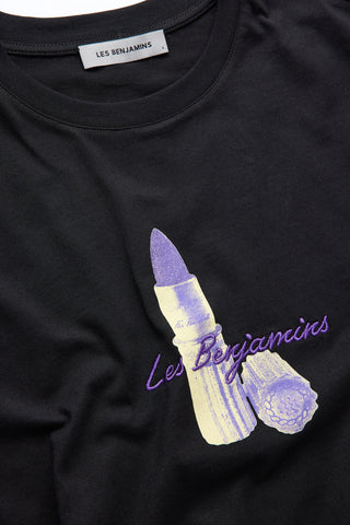LIPSTICK PRINTED TEELB26FWMNSWUTS-019