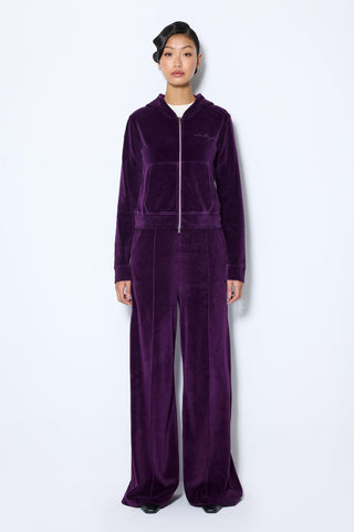 VELVET ZIP HOODIE