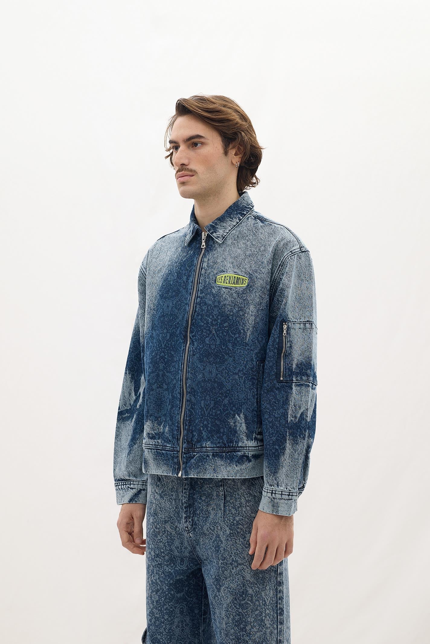 DENIM BOMBER 001